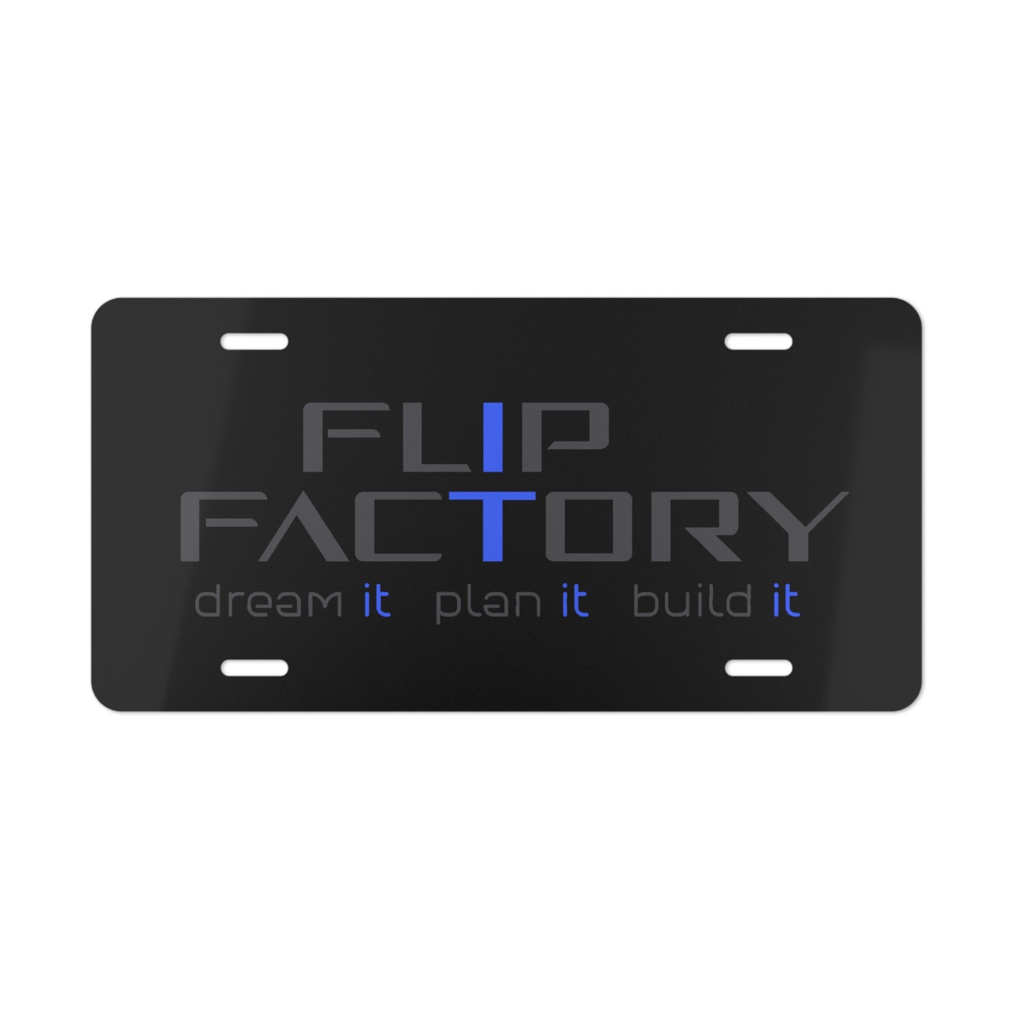 Custom Vanity Plate – Personalize Your Ride with Flip Factory Design