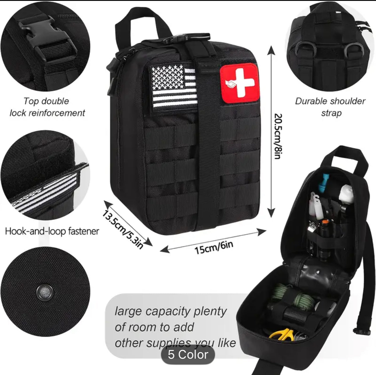 282pcs Survival Kit And First Aid Kit