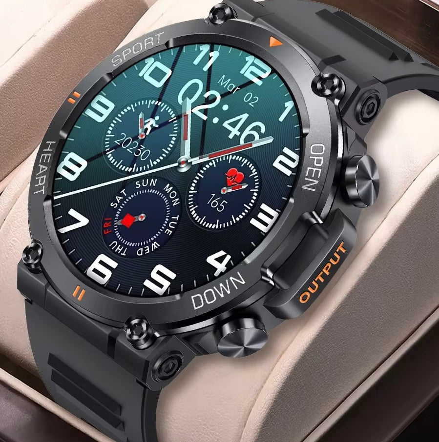 Sports Smartwatch – Waterproof, Heart Rate, Sleep Monitor