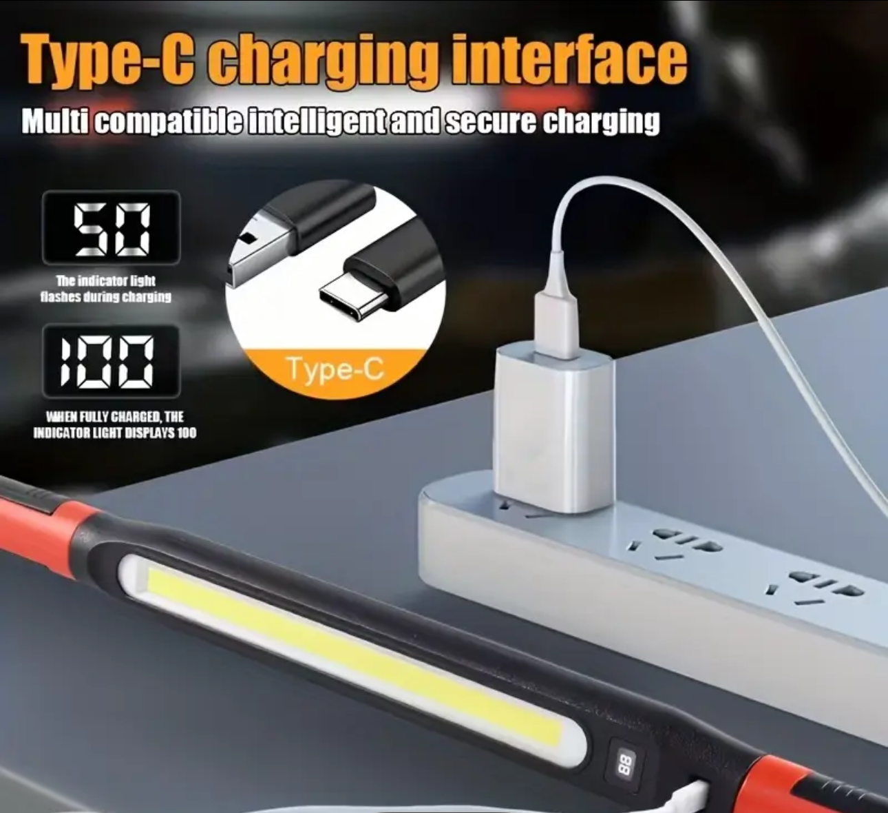 Magnetic LED Work Light