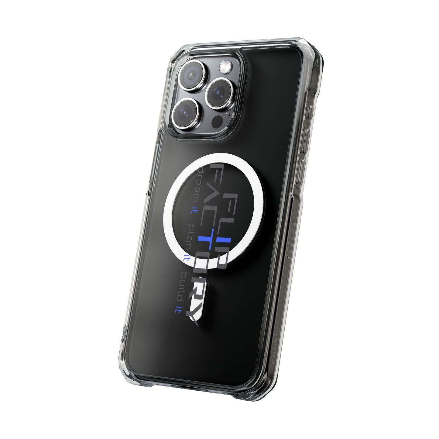 Magnetic Clear Impact Case - Dream It, Plan It, Build It