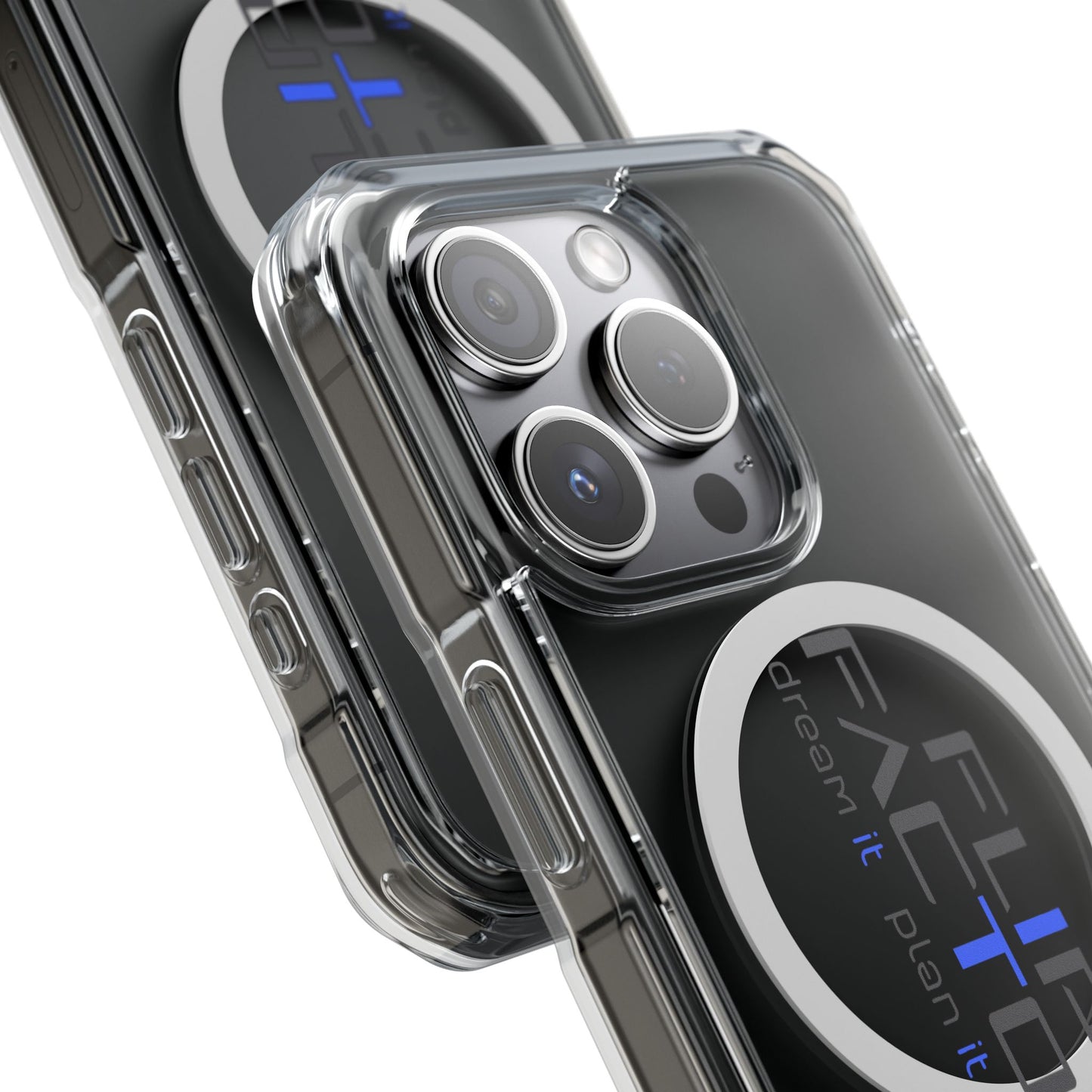 Magnetic Clear Impact Case - Dream It, Plan It, Build It