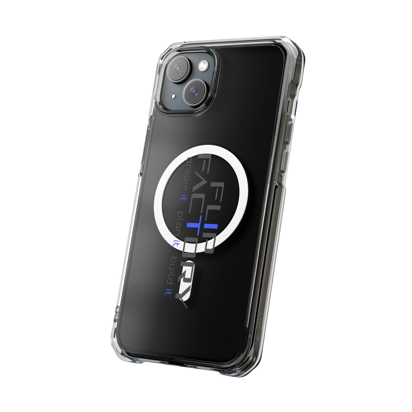 Magnetic Clear Impact Case - Dream It, Plan It, Build It