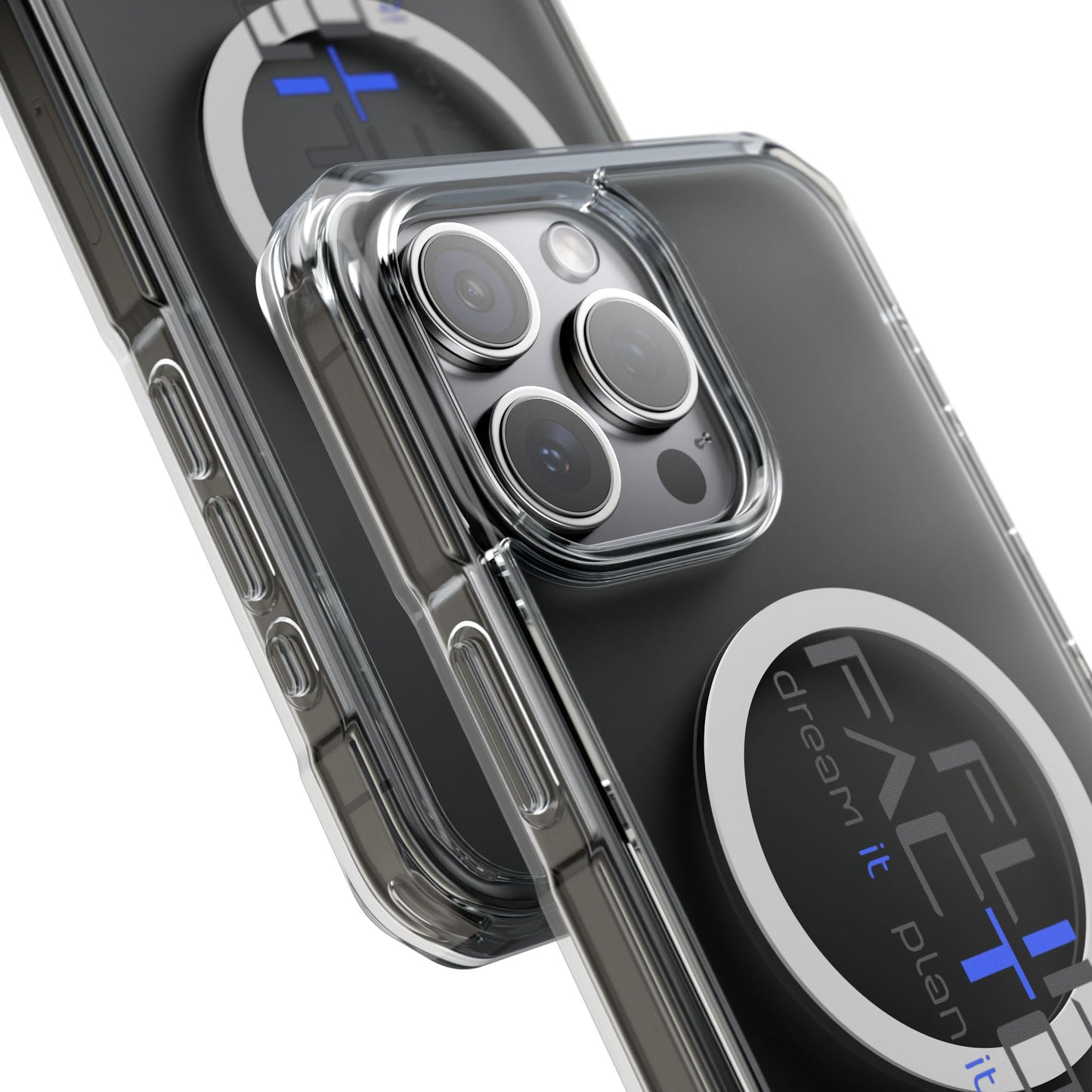Magnetic Clear Impact Case - Dream It, Plan It, Build It
