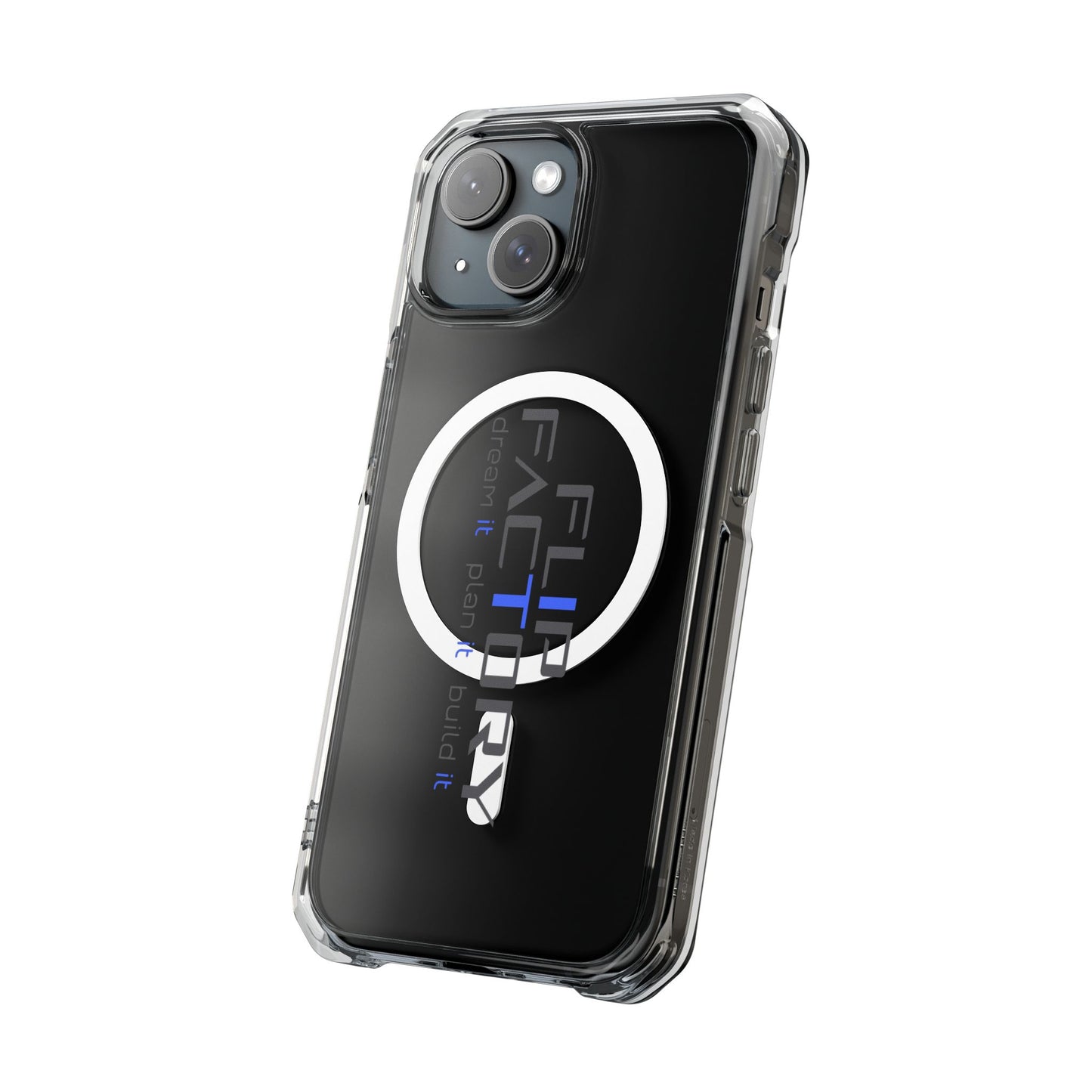 Magnetic Clear Impact Case - Dream It, Plan It, Build It
