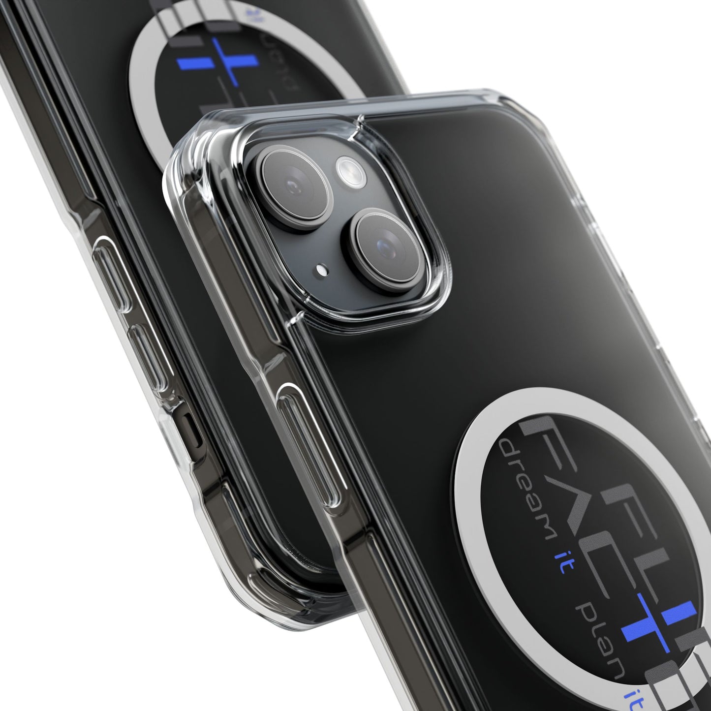 Magnetic Clear Impact Case - Dream It, Plan It, Build It
