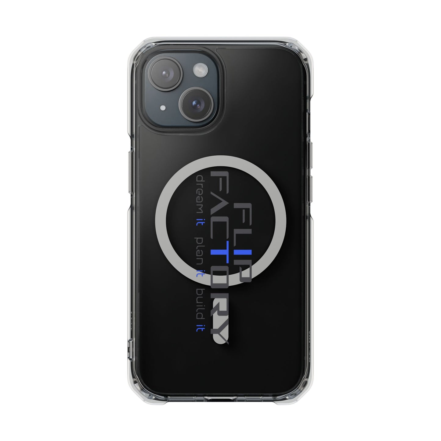 Magnetic Clear Impact Case - Dream It, Plan It, Build It
