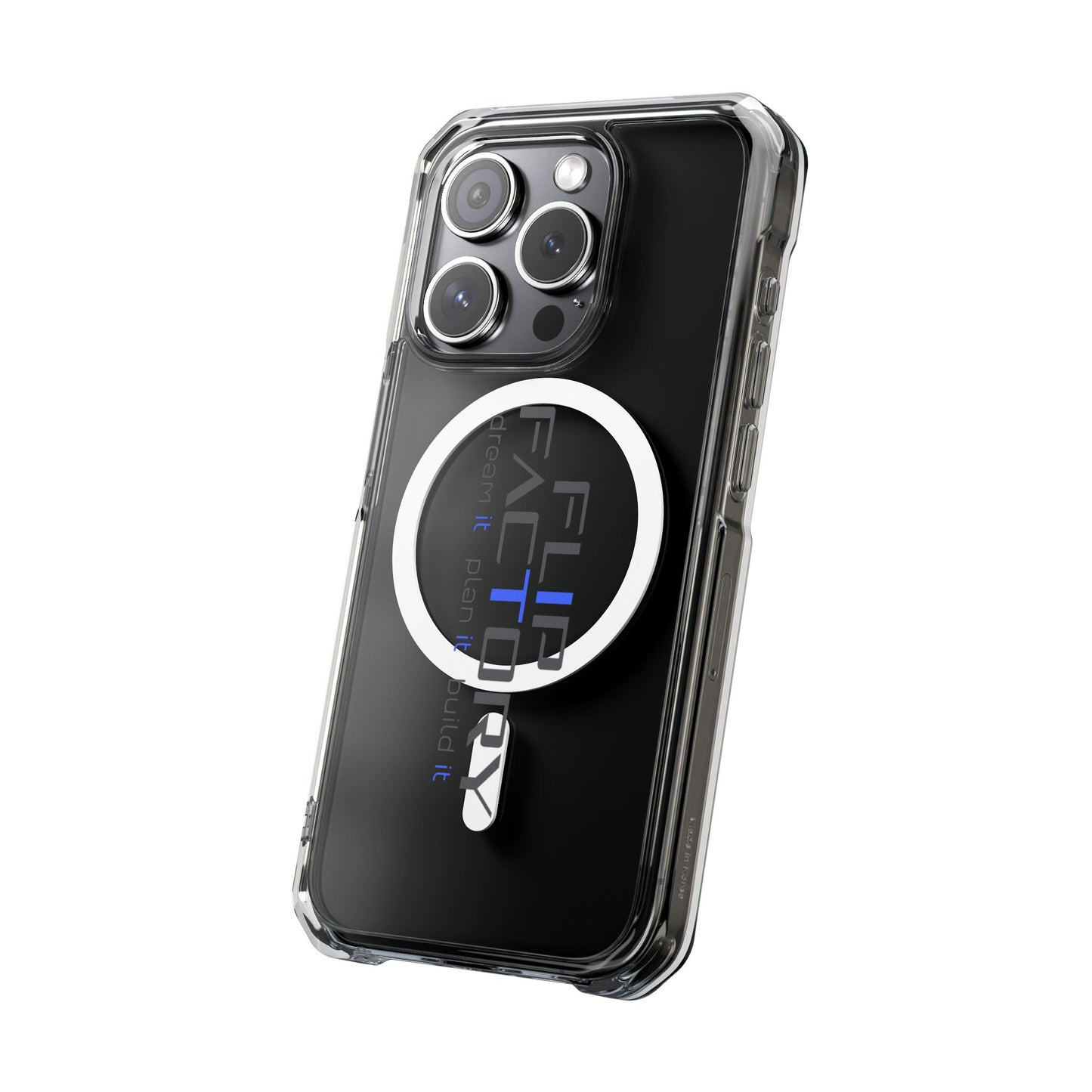 Magnetic Clear Impact Case - Dream It, Plan It, Build It