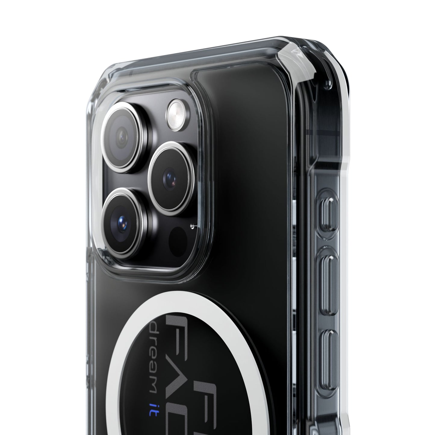 Magnetic Clear Impact Case - Dream It, Plan It, Build It