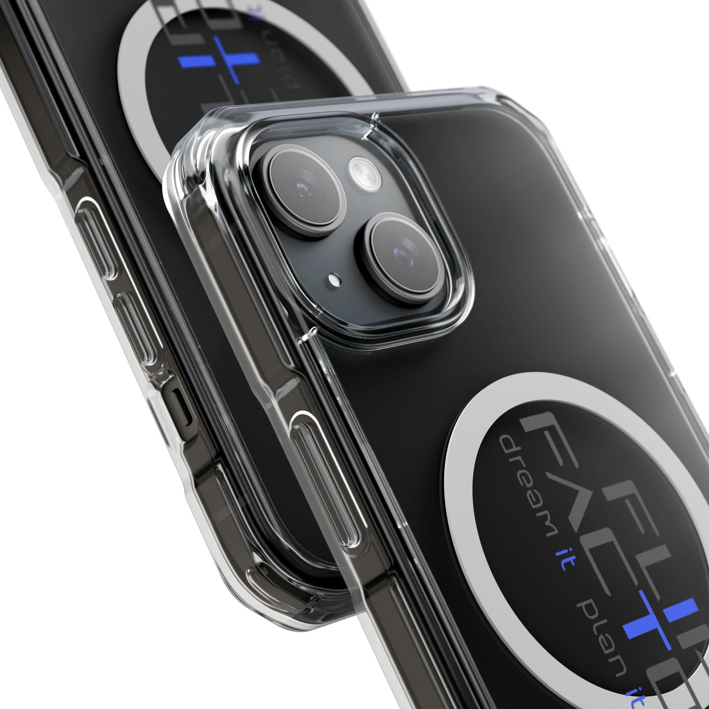Magnetic Clear Impact Case - Dream It, Plan It, Build It