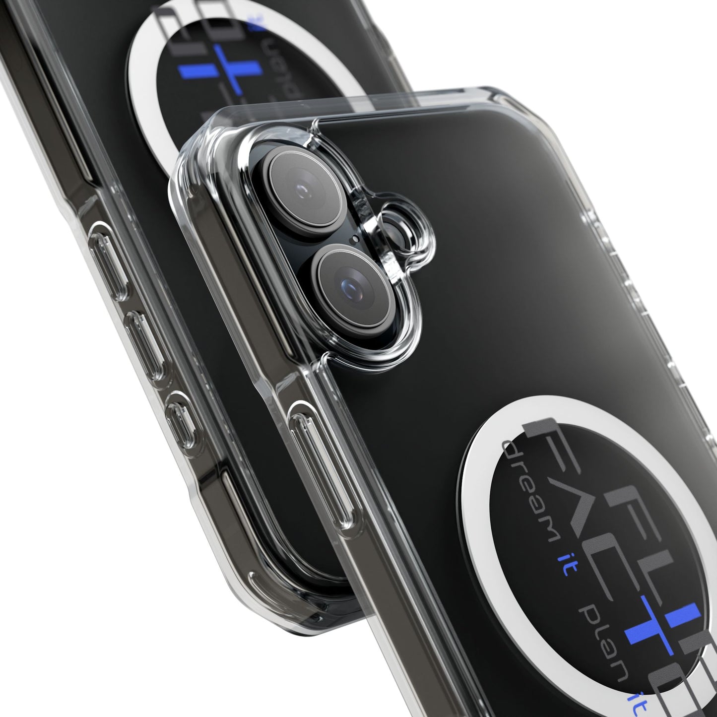 Magnetic Clear Impact Case - Dream It, Plan It, Build It