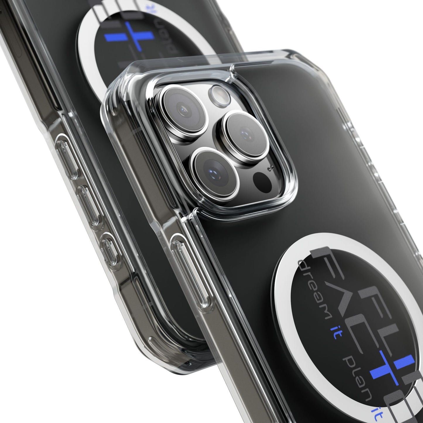Magnetic Clear Impact Case - Dream It, Plan It, Build It