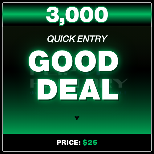 ($25) QUICK ENTRY