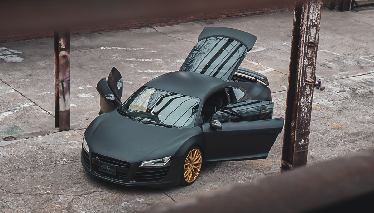 FF7 Audi R8 top view