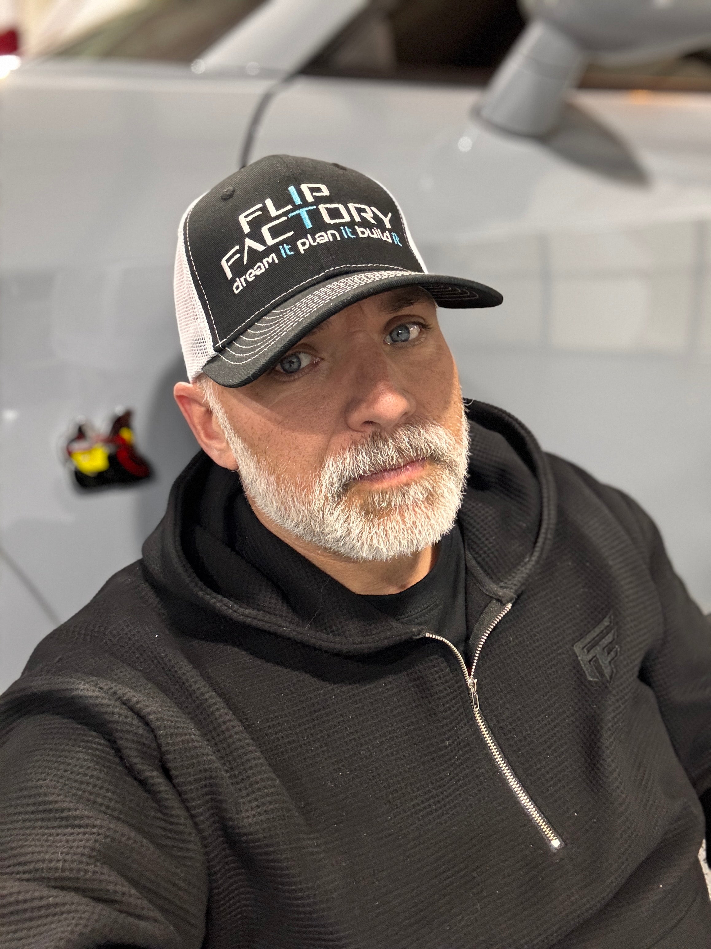 Flip It Factory Hat Black/White – Flip it Factory