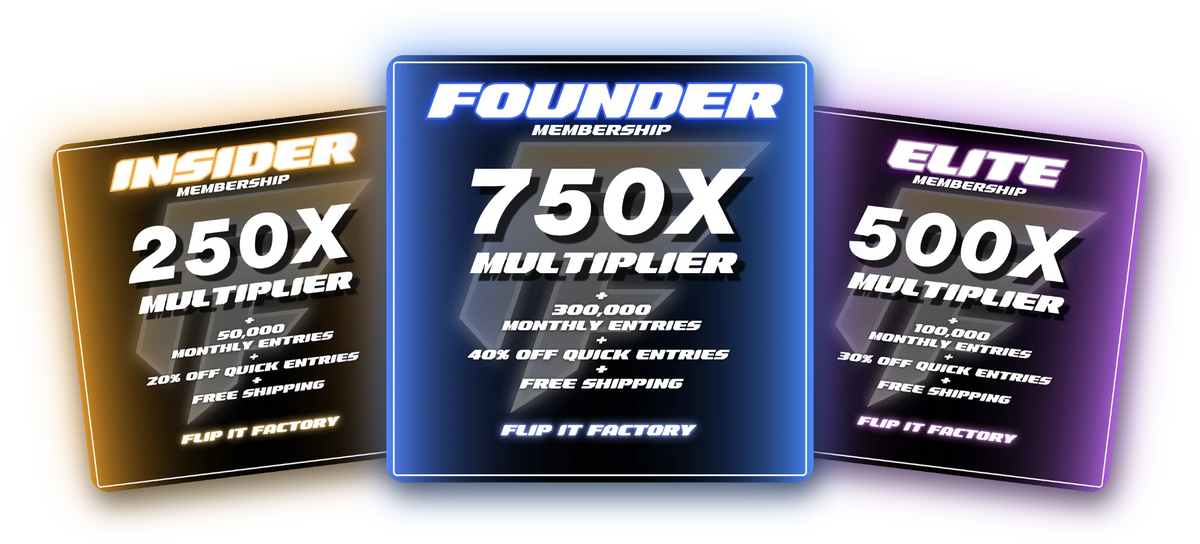 Up to 750X on every order